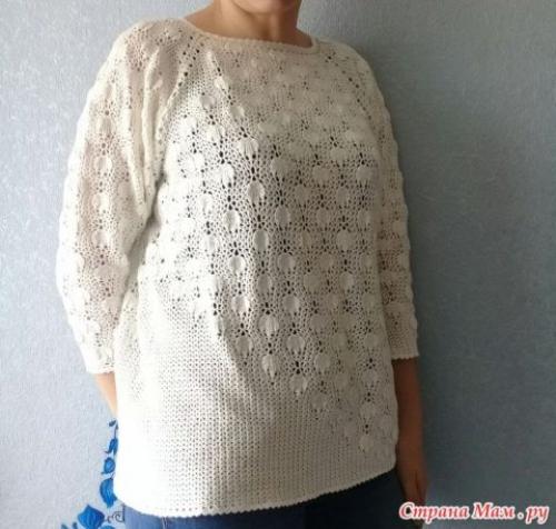 Летняя кофточка крючком схемы. Подборка вязаных крючком кофточек для женщин и девочек