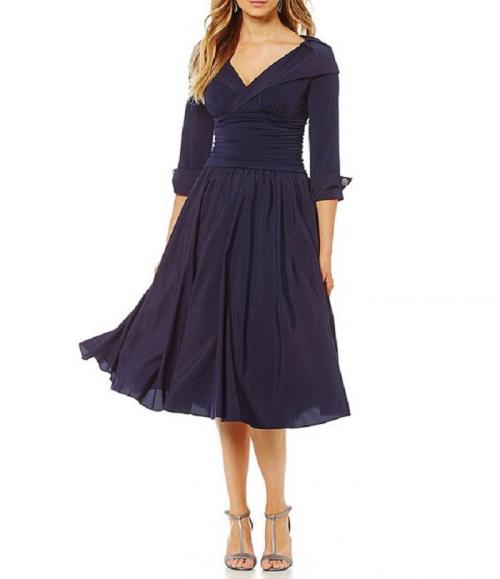 Фасоны платьев для женщи.  Фасоны платьев для женщин в 40 лет 12