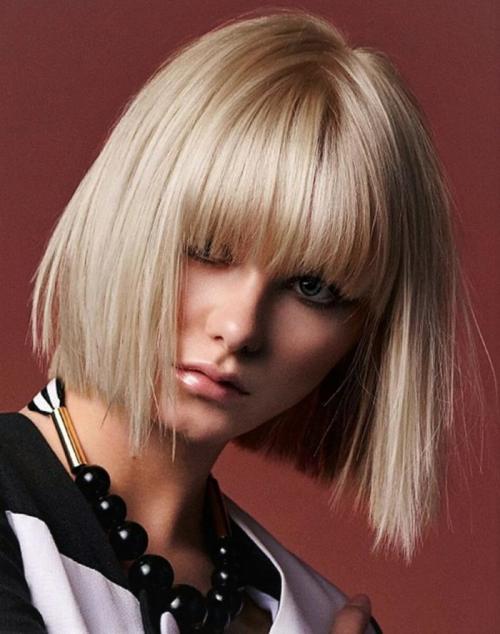 Женские стрижки с челкой 2022. Красивые и модные стрижки с челкой на средние волосы в 2022 году