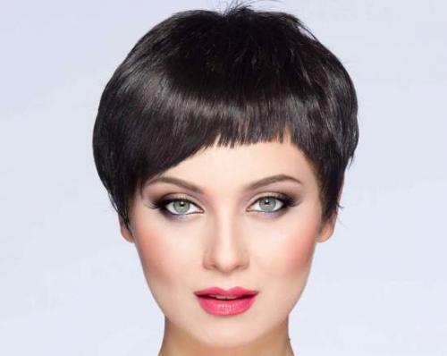 Объемные стрижки с косой челкой. Преимущества и недостатки косой челки