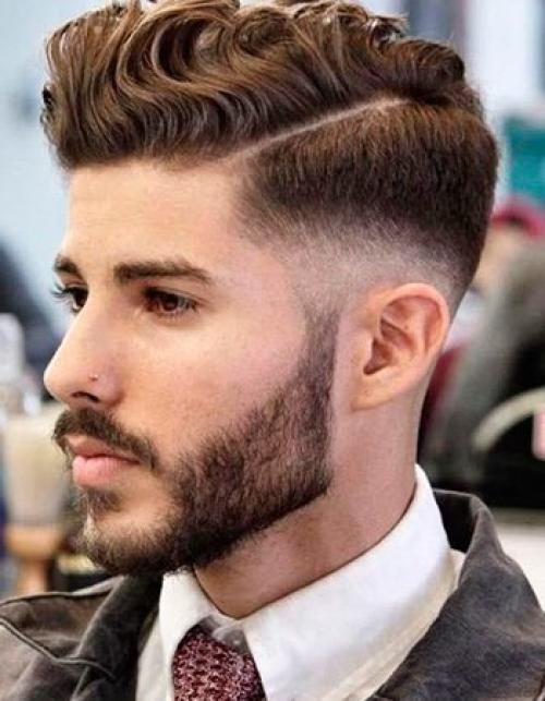 Прически с косой челкой мужские. Мужская стрижка с челкой, как стильное решение прически современного мужчины