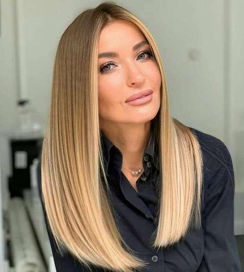 Прически с прямыми волосами. Женские стрижки на длинные прямые волосы