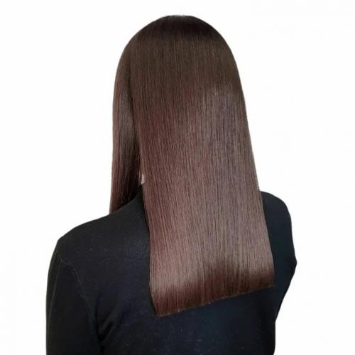 Прямой срез на средние волосы. Правила и советы по выбору