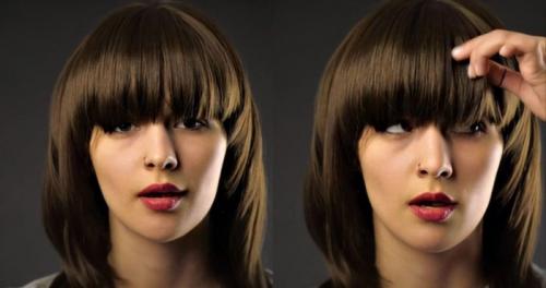 Стрижка на средние прямые волосы с челкой. Красивые и модные стрижки с челкой на средние волосы в 2022 году