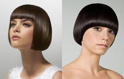 Ровный срез с прямой челкой. Общее описание 02