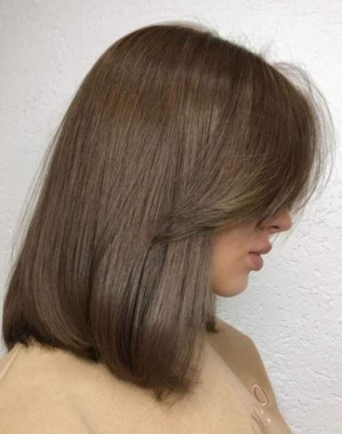 Челка шторка 2022 с актуальными стрижками: фото, тренды