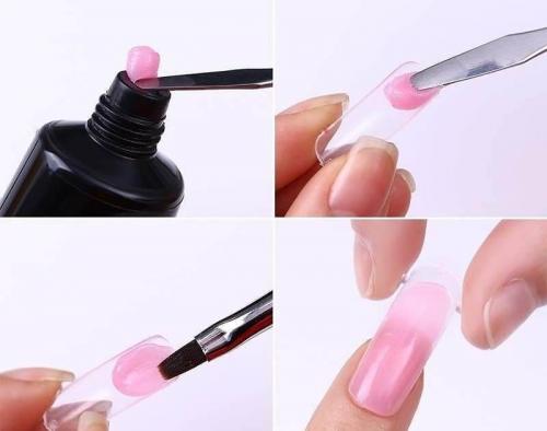 Наращивание акригелем на верхние формы. Технология наращивания на верхних формах — руководство