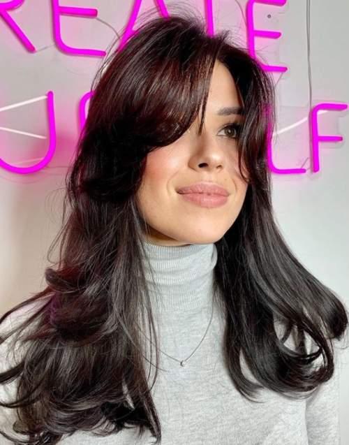 Как подстричь челку 2022. Трендовый вид челки 2022 на прямые волосы