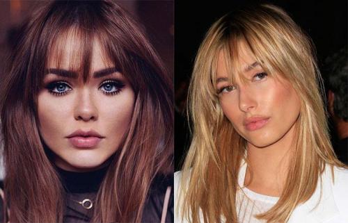 Прямая челка со средними. Какую челку выбрать 21