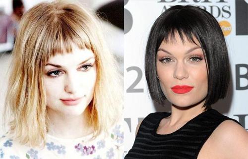 Прямая челка со средними. Какую челку выбрать 23