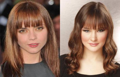 Прямая челка со средними. Какую челку выбрать 25