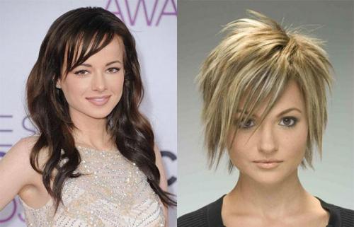 Прямая челка со средними. Какую челку выбрать 26