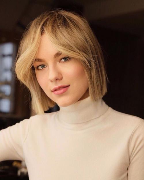 Как самой подстричь челку шторку. Челка шторка женская на (короткие, длинные, средние) волосы