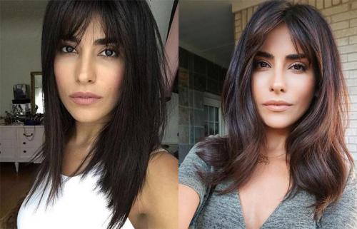 Традиционная прямая челка в 2022 году. Как носить челку в 2022: самые трендовые и красивые стрижки 03