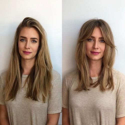 Модная челка по бокам. Челка шторка женская на (короткие, длинные, средние) волосы