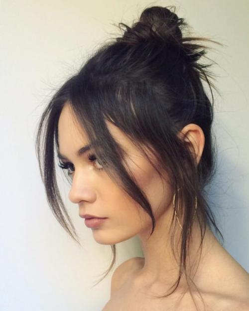 Модная челка по бокам. Челка шторка женская на (короткие, длинные, средние) волосы