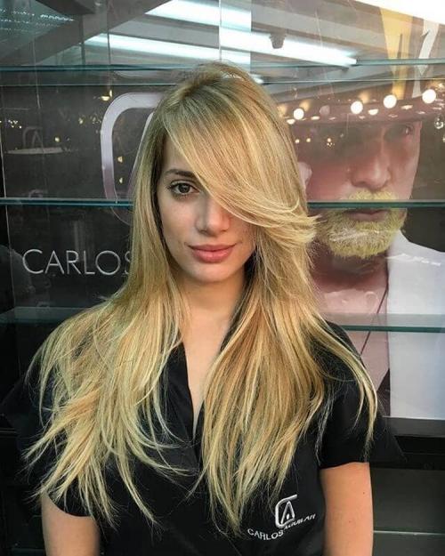 Прямая челка без градуировки. Виды челок фото с названиями