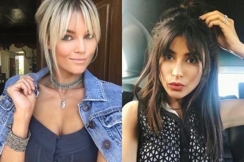 Косая челка с уголком. Стильная косая челка: фото 32