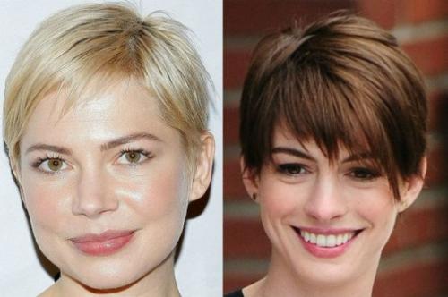 Косая челка с уголком. Стильная косая челка: фото