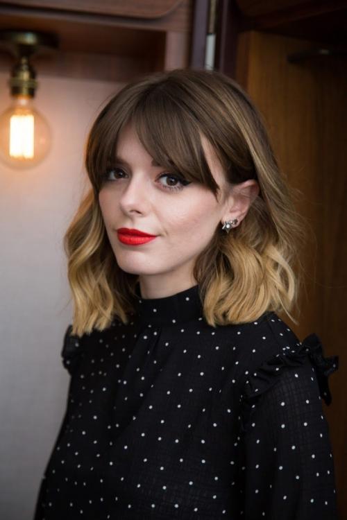 Челка шторка женская на (короткие, длинные, средние) волосы