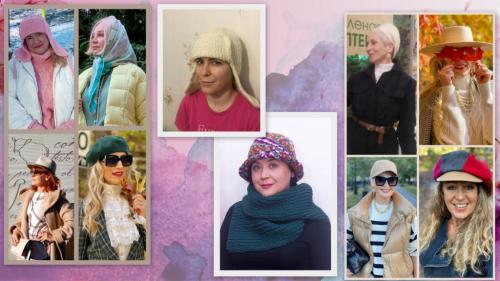 Модные шапки 2022 для женщин з. Головные уборы 2022/23 на холодную погоду для дам 55+
