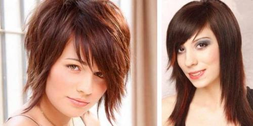 Стрижки на средние волосы с челкой без укладки. Стрижки на средние волосы без укладки