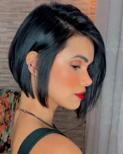 Челка с удлинением по бокам. Разновидности 11