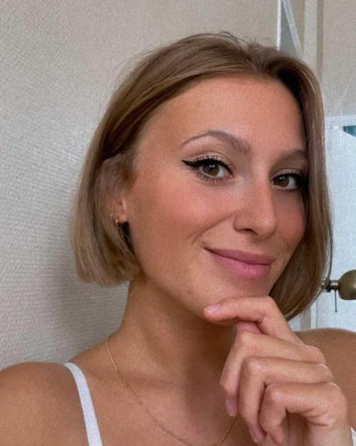 Челка с удлинением по бокам. Разновидности 09