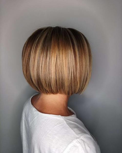 Челка с удлинением по бокам. Разновидности 17