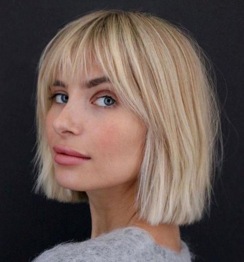 Челка с удлинением по бокам. Разновидности 12