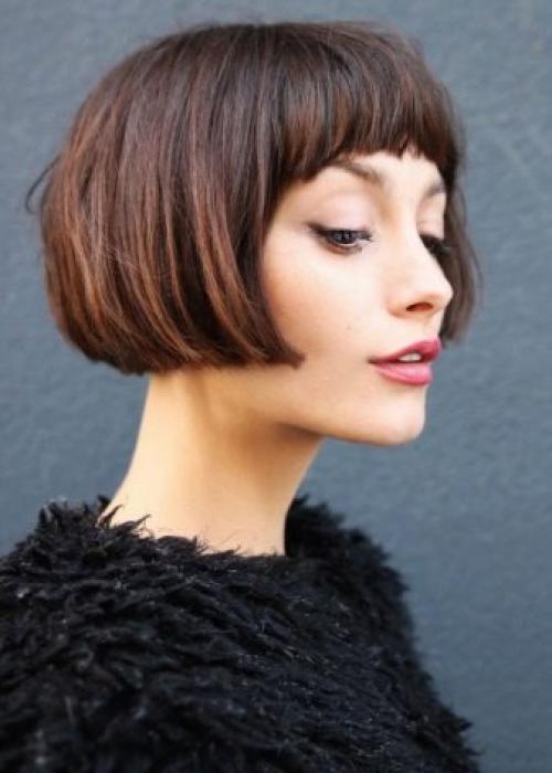 Челка с удлинением по бокам. Разновидности 03