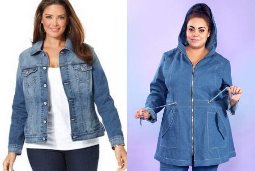 Модные куртки для полных женщин. Демисезонные