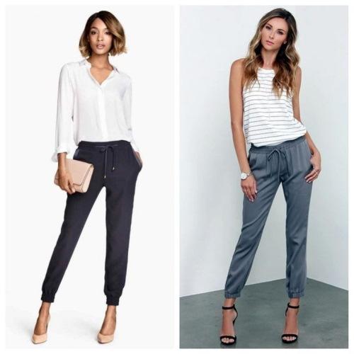 Что такое зауженные джинсы с резинкой внизу. Особенности фасонов Джоггеров, с чем их носить