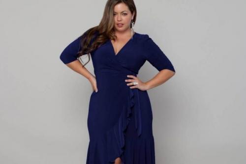 Модели платьев для полных женщин маленького роста с животом. Фасоны платьев для полных дам