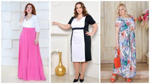 Модели платьев для полных женщин после 50 лет с животом. Особенности в выборе для полных дам после 50 лет