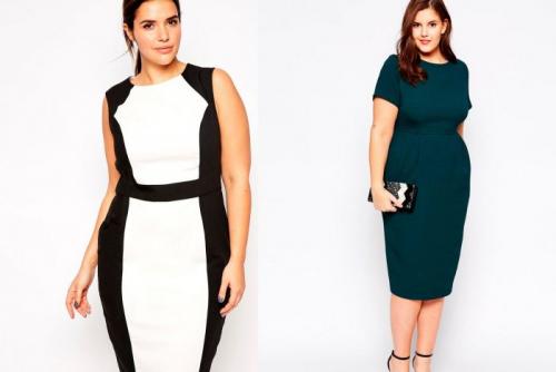 Модели платьев для полных женщин маленького роста с животом. Фасоны платьев для полных дам