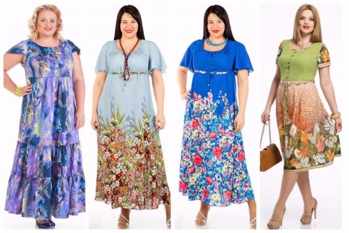 Модели платьев для полных женщин после 50 лет с животом. Особенности в выборе для полных дам после 50 лет