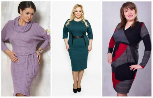 Модели платьев для полных женщин после 50 лет с животом. Особенности в выборе для полных дам после 50 лет