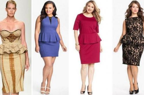 Модели платьев для полных женщин маленького роста с животом. Фасоны платьев для полных дам