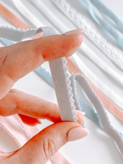 Какие типы резинок используются для джинсов с резинкой внизу. Отделочные резинки для стана бюстгальтера