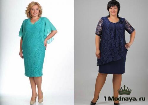 Что одеть на свадьбу летом полной женщине. Красивые платья на свадьбу в качестве гостя для полных женщин