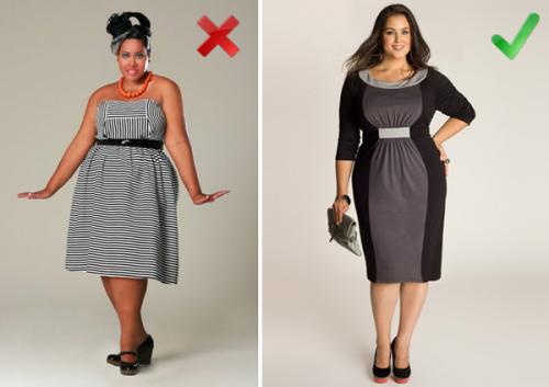 17 модных платьев для полных женщин посл. Модные оттенки