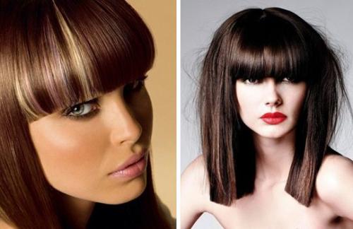 Как правильно надеть прямую челку. Прямая ровная челка- нюансы подбора, стрижки и укладки