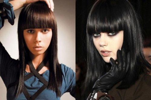 Как выбрать прямую челку под свой стиль. Формы и виды челок: какие бывают, как выбрать по форме лица