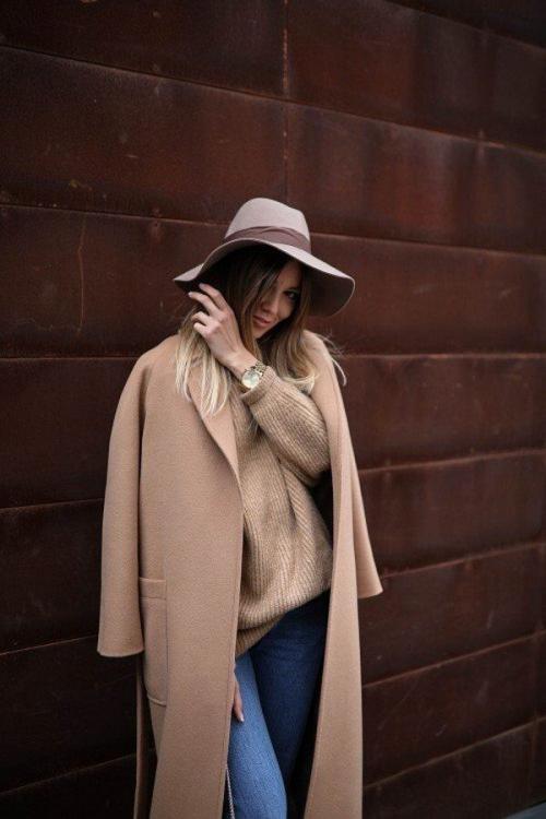 С чем носят длинное пальто. Длинное пальто: подбираем модные сочетания