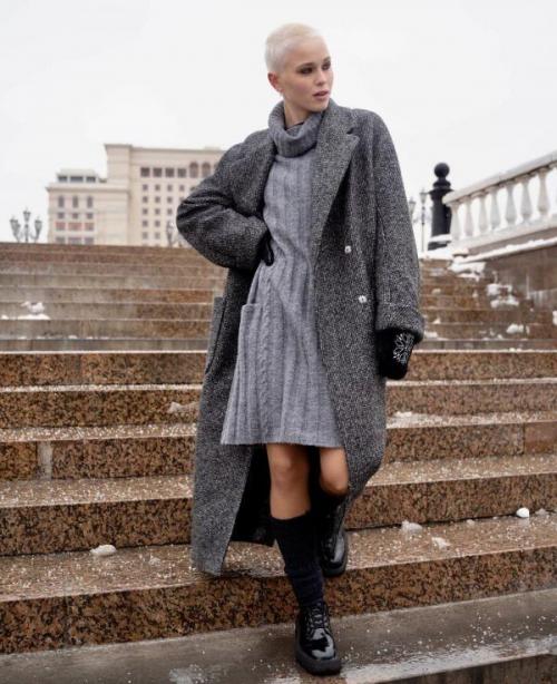 С чем носят длинное пальто. Длинное пальто: подбираем модные сочетания