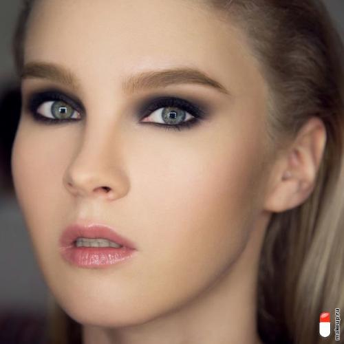 Как выбрать правильные тени для черно-белого макияжа глаз. Черно-белый макияж