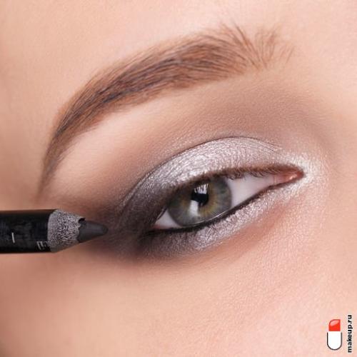 Как выбрать правильные тени для черно-белого макияжа глаз. Черно-белый макияж