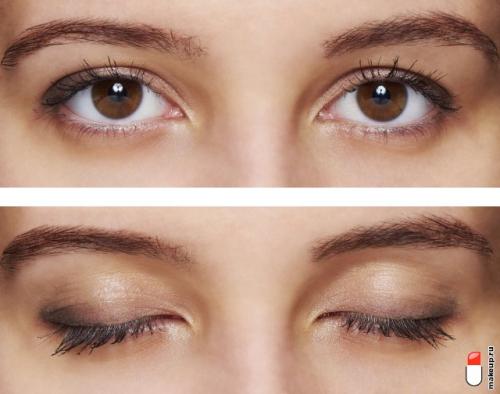 Какие тени для каких глаз подходят. Макияж для светло-карих глаз