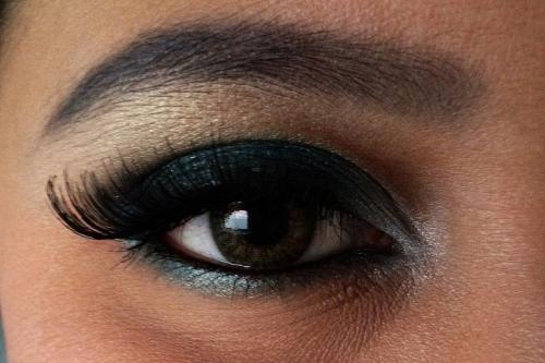 Черный макияж глаз — модные идеи, как сделать современный эффектный черный макияж глаз. 120 фото красивых сочетаний